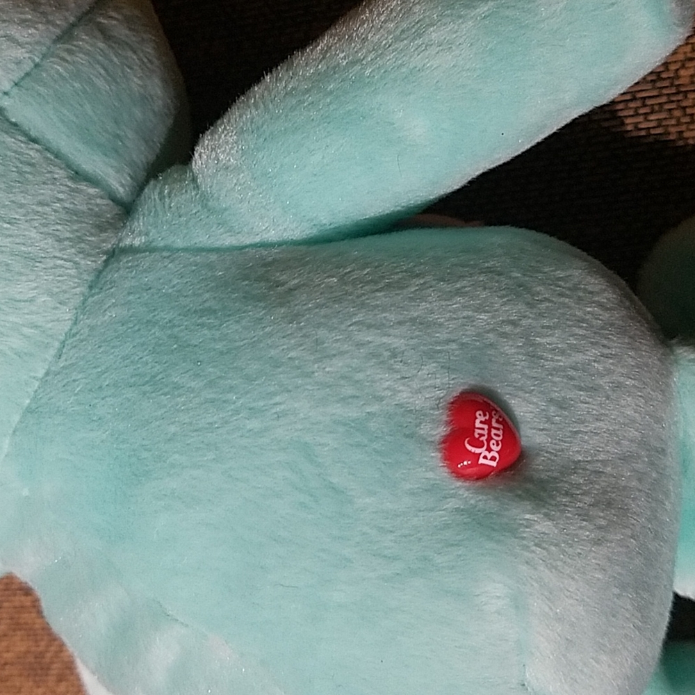 Vintage 2002 Care Bears Wish Bear Stuffed Animal Plush Multicolor Y2K NWT - Picture 4 of 5